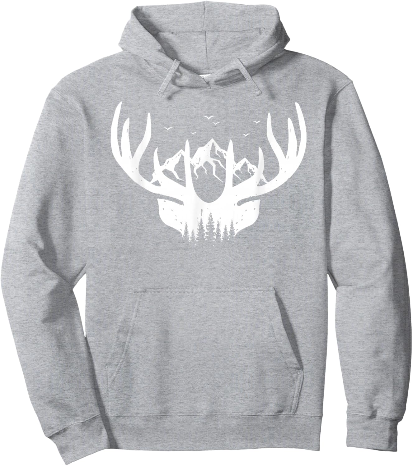 Hunter Orange Deer Hunting Hoodie - Hoodie | Ash