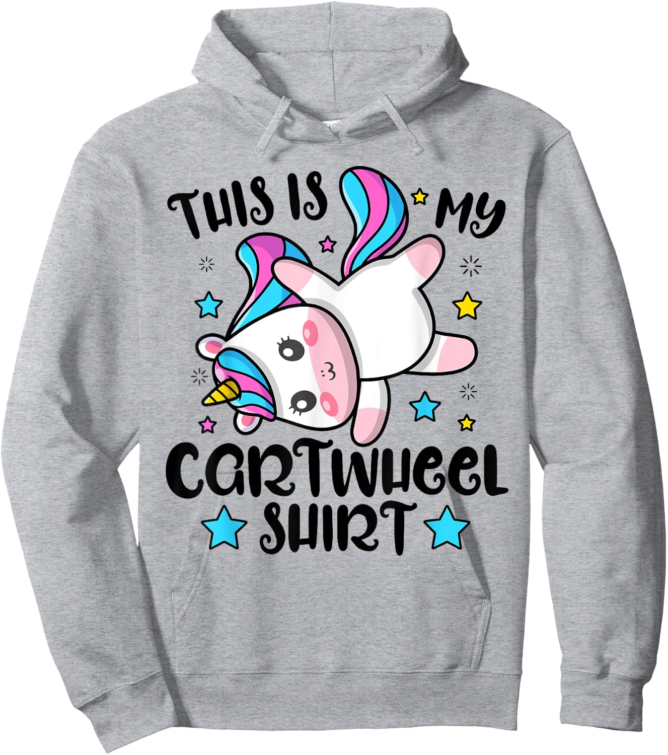 Gymnast This Is My Cartwheel Gymnastics Girls Boys Sports Hoodie - Hoodie | Ash