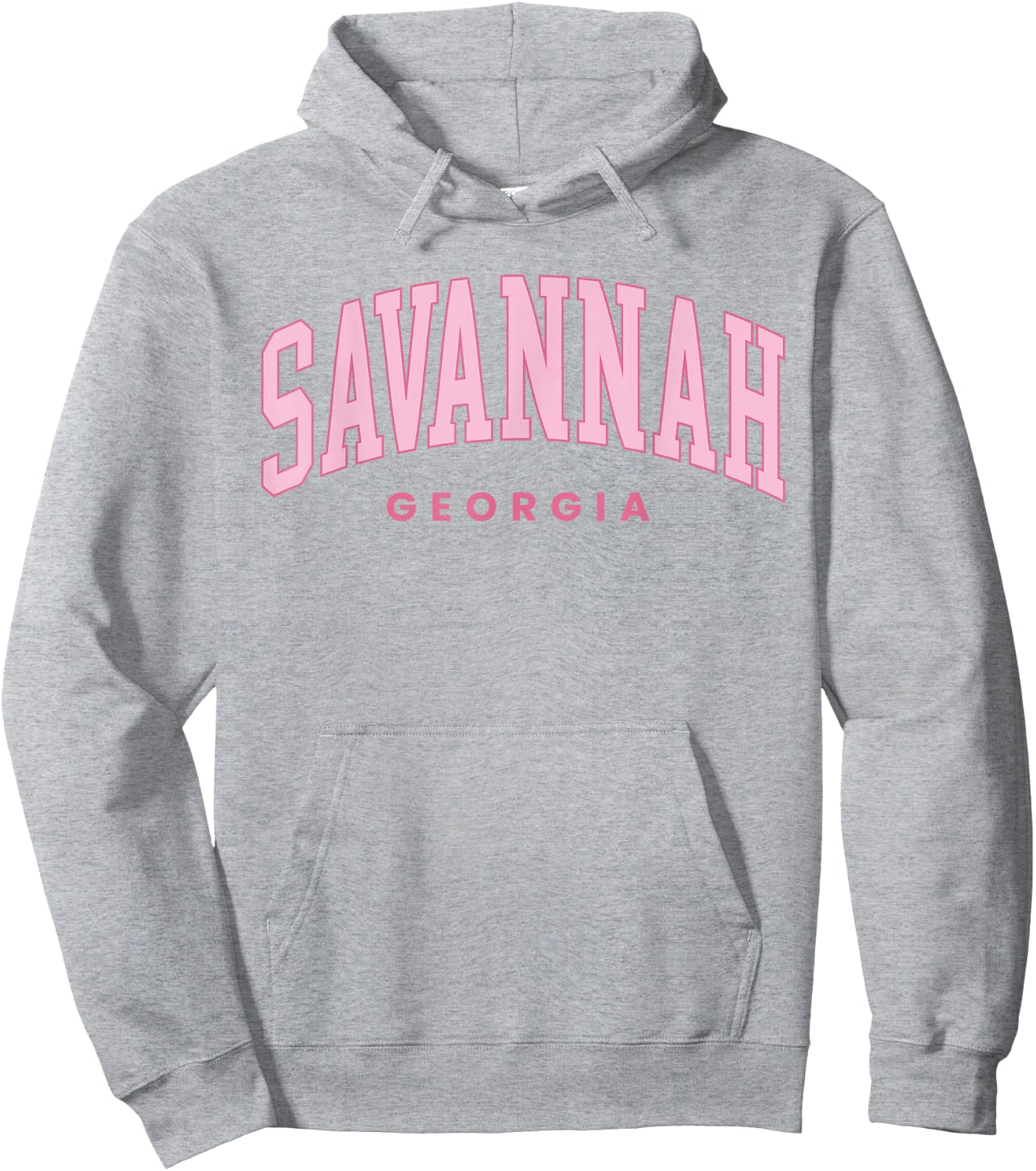 Savannah Georgia Vintage Preppy Throwback Vacation Souvenir Hoodie - Hoodie | Ash