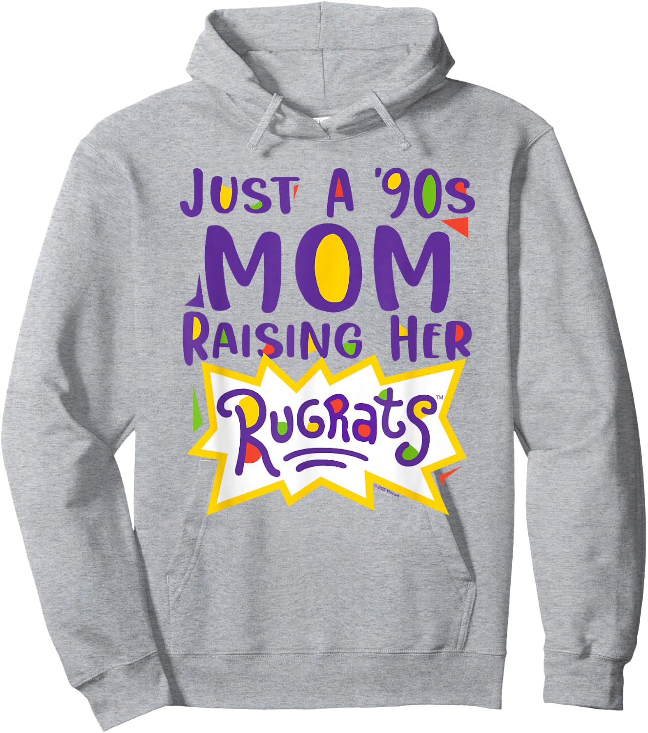 Rugrats Mother's Day Just a 90's Mom Hoodie - Hoodie | Ash