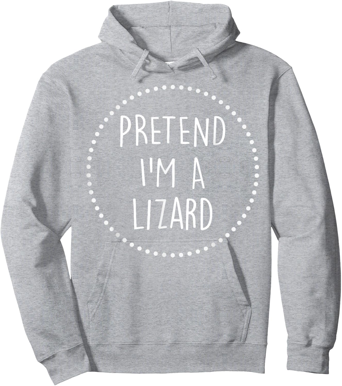 Pretend Im a Lizard Halloween Costume Hoodie - Hoodie | Ash