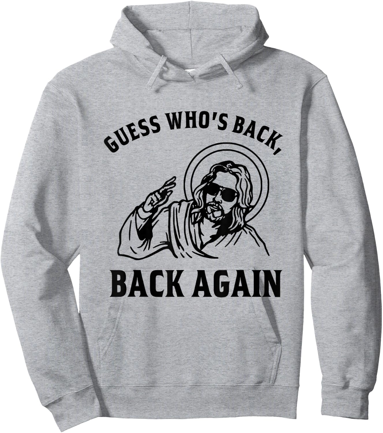 Guess Who's Back? Back Again Easter Day Jesus Christian Hoodie - Hoodie | Ash
