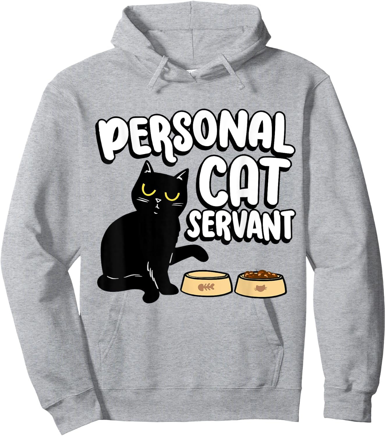 Introvert Cat Animal Lover Pet Owner Groomer Personal Cat Servant Cat Food Eater Funny Fur Kitten -Adults, Kids Blue Animal Print Short Sleeve Hoodie - Hoodie | Ash