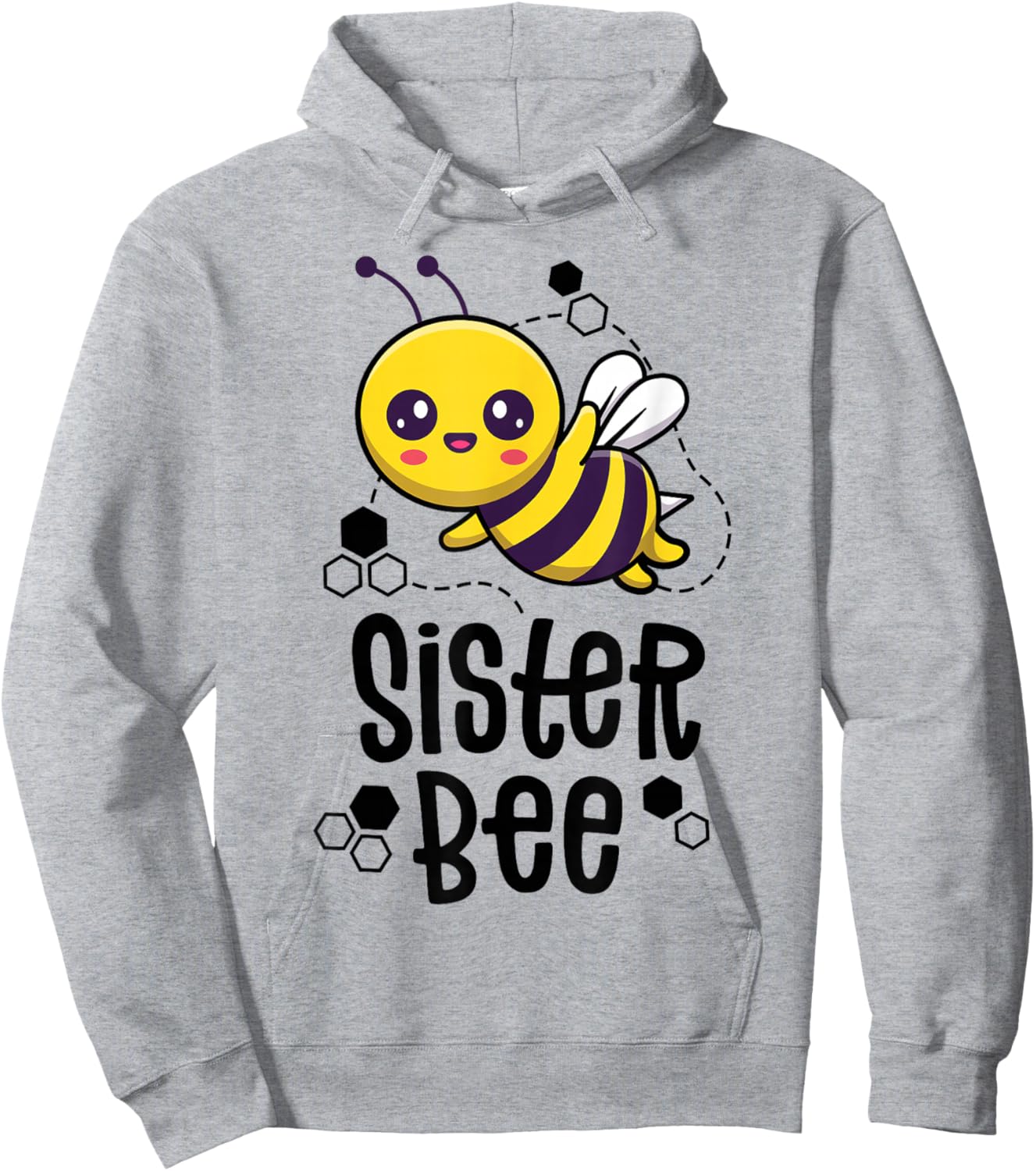Family Bee Shirts Sister Sis First Bee Day Outfit Birthday Hoodie - Hoodie | Ash