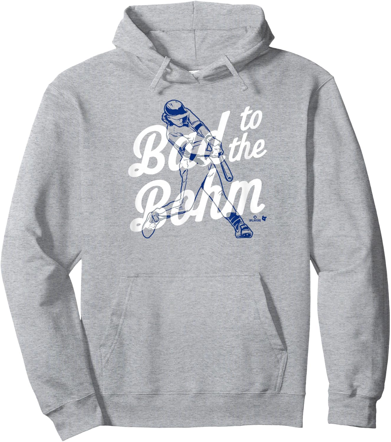 Alec Bohm - Bad to the Bohm - Philadelphia Baseball Hoodie - Hoodie | Ash