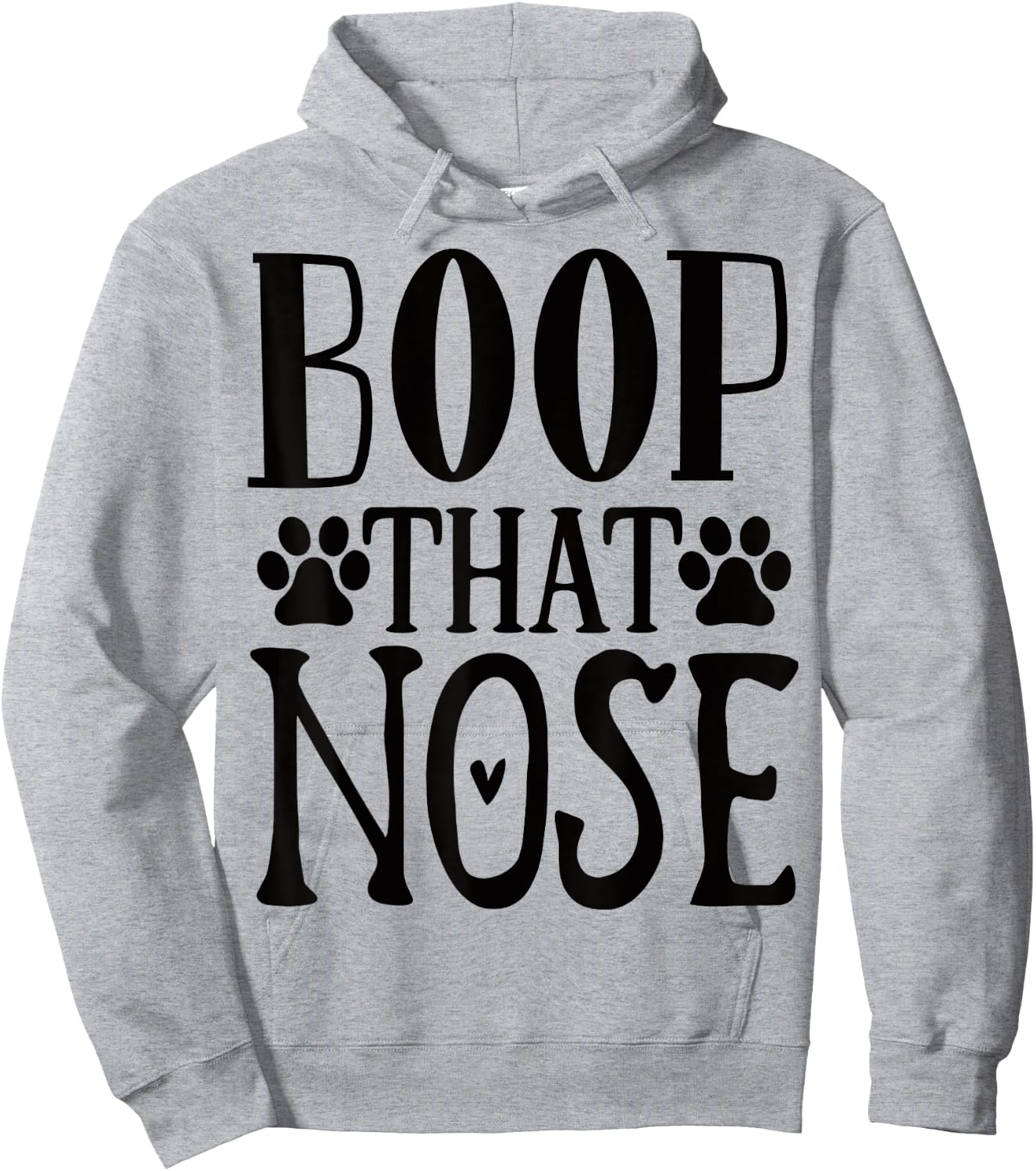 Boop that Nose Puppy Dog Lover Hoodie - Hoodie | Ash