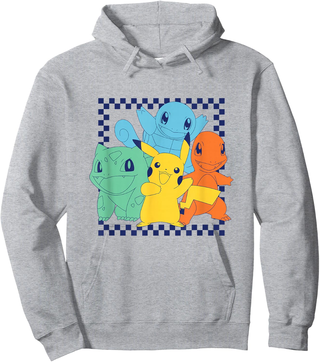 Pokémon - Pikachu Charmander Bulbasaur Squirtle Group Hoodie - Hoodie | Ash