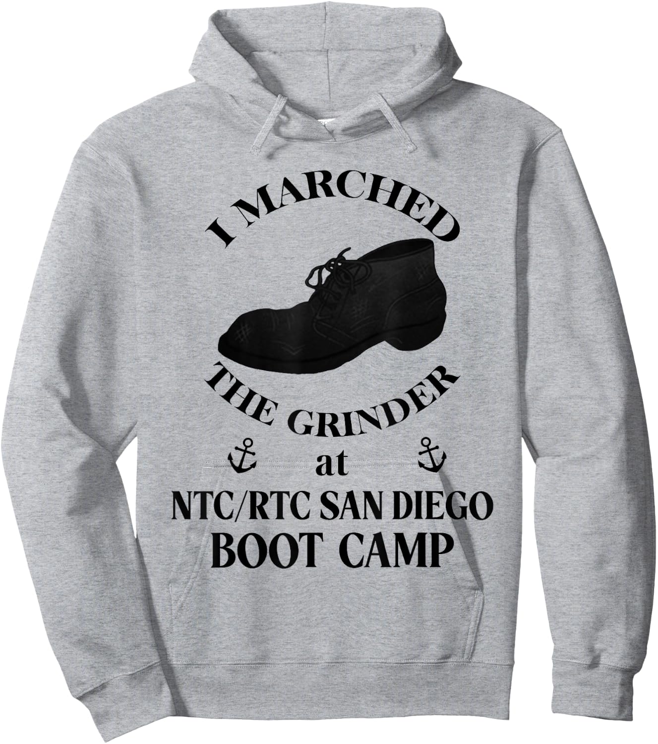 NTC RTC SAN DIEGO Boot Camp funny Sailor Hoodie - Hoodie | Ash