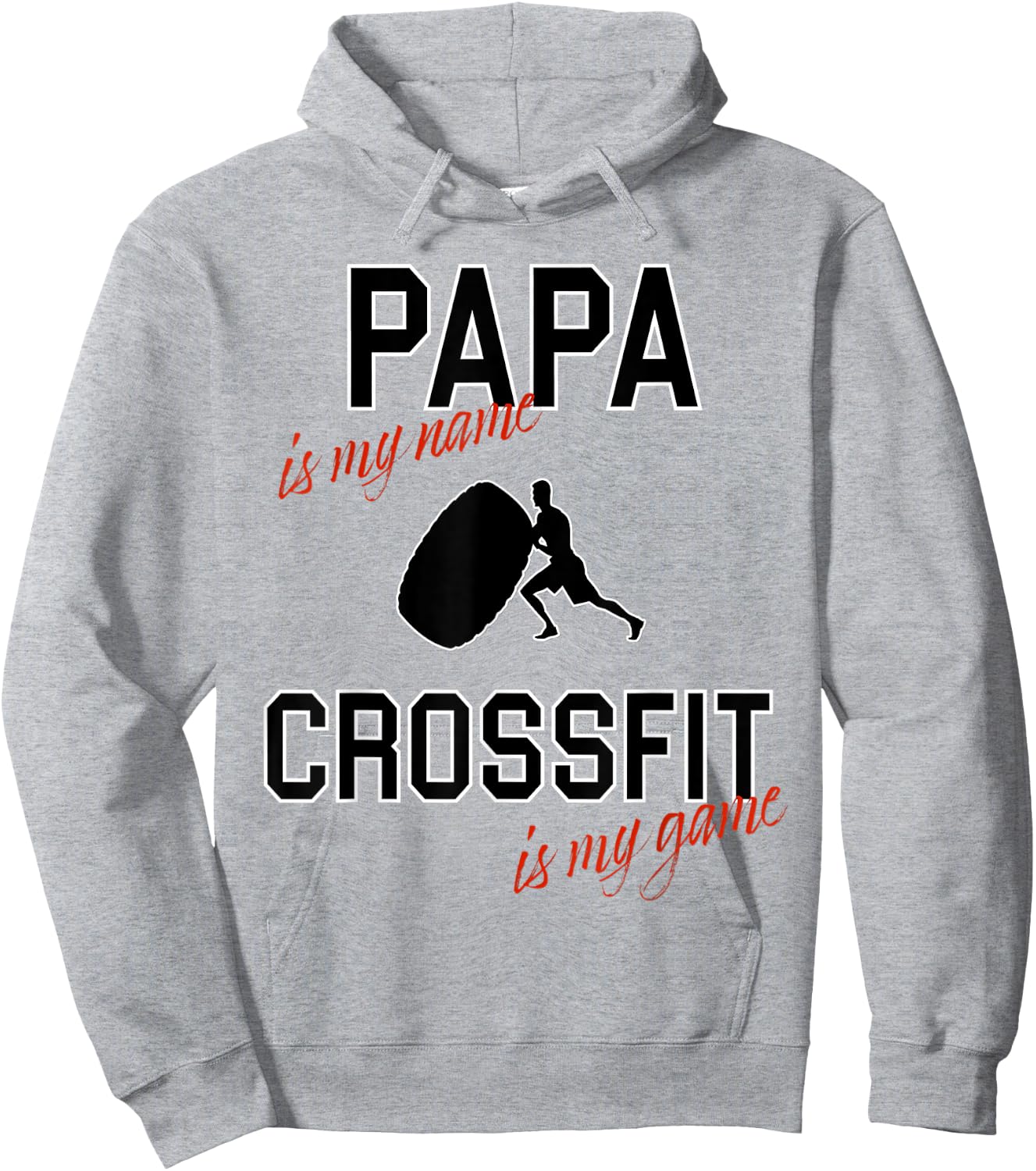 Funny Dad Gifts - Future Dad Crossfit Game Hoodie - Hoodie | Ash
