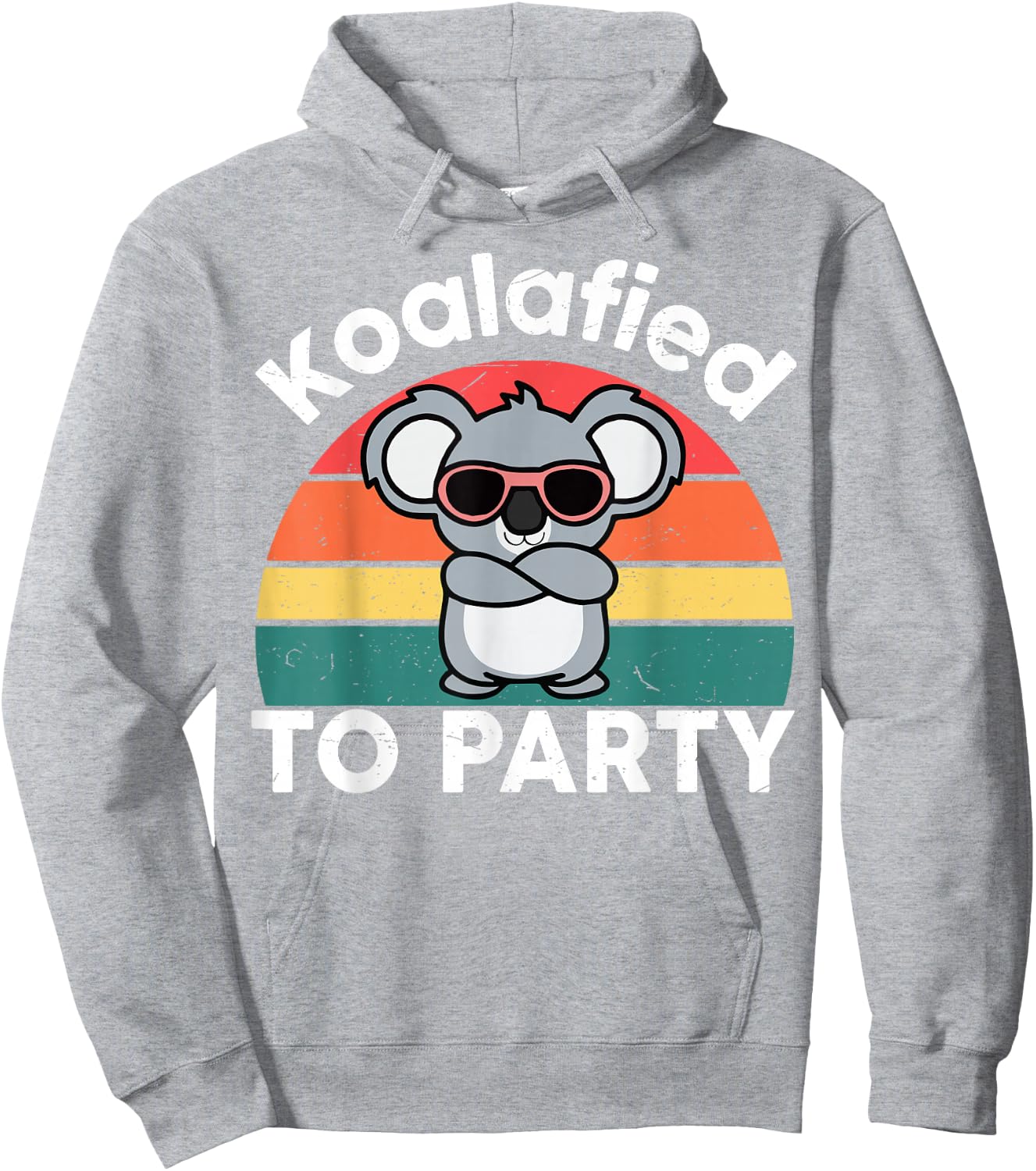 Cute Koalafied Shirt to Party Men Kids Boys Girl Women Koala Hoodie - Hoodie | Ash