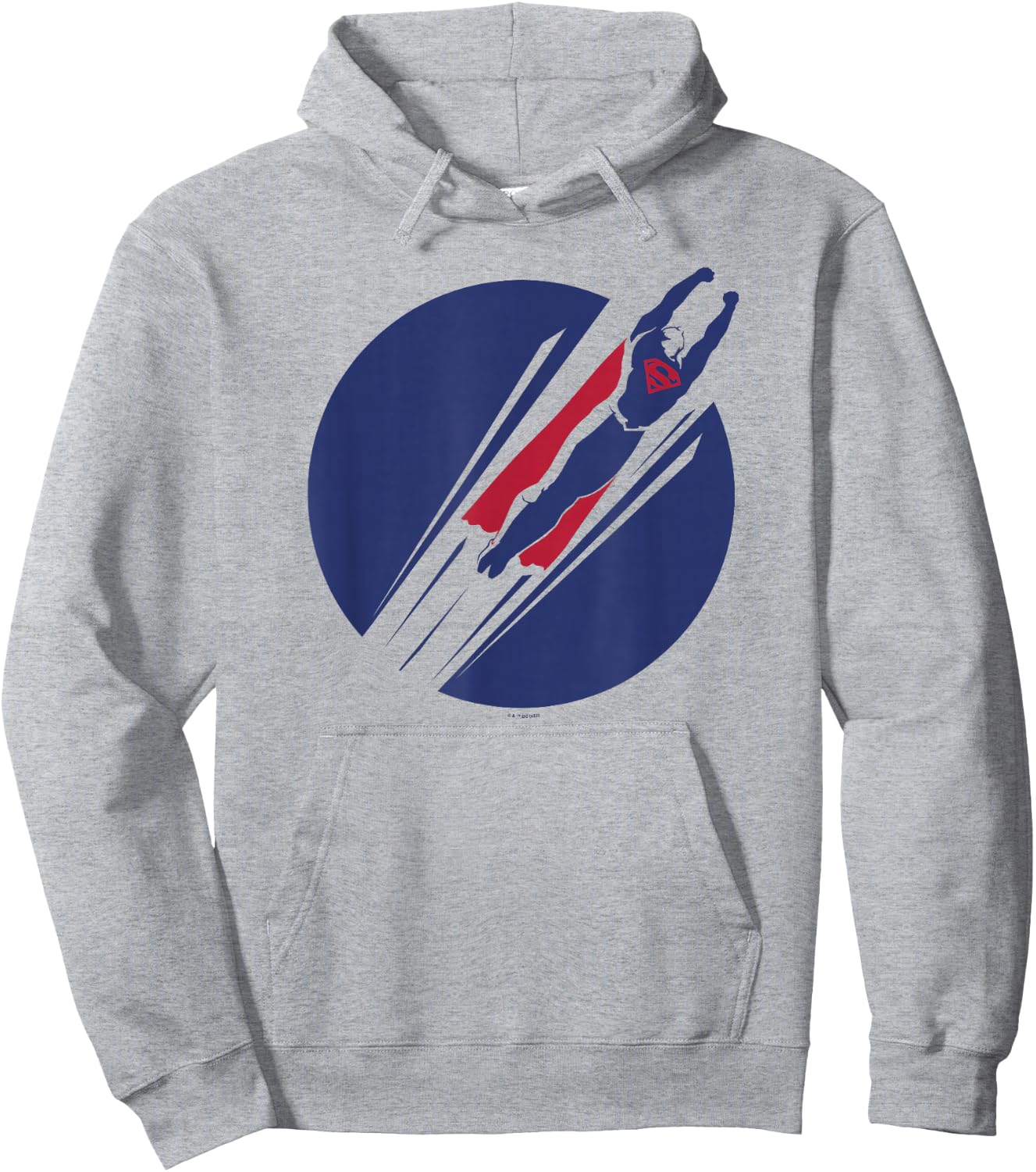 DC Comics Superman Graphic Flying Logo Hoodie - Hoodie | Ash