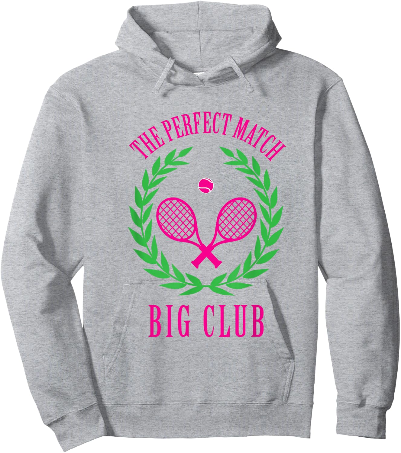 Tennis Match Club Little / G Big Sorority Reveal Hoodie - Hoodie | Ash