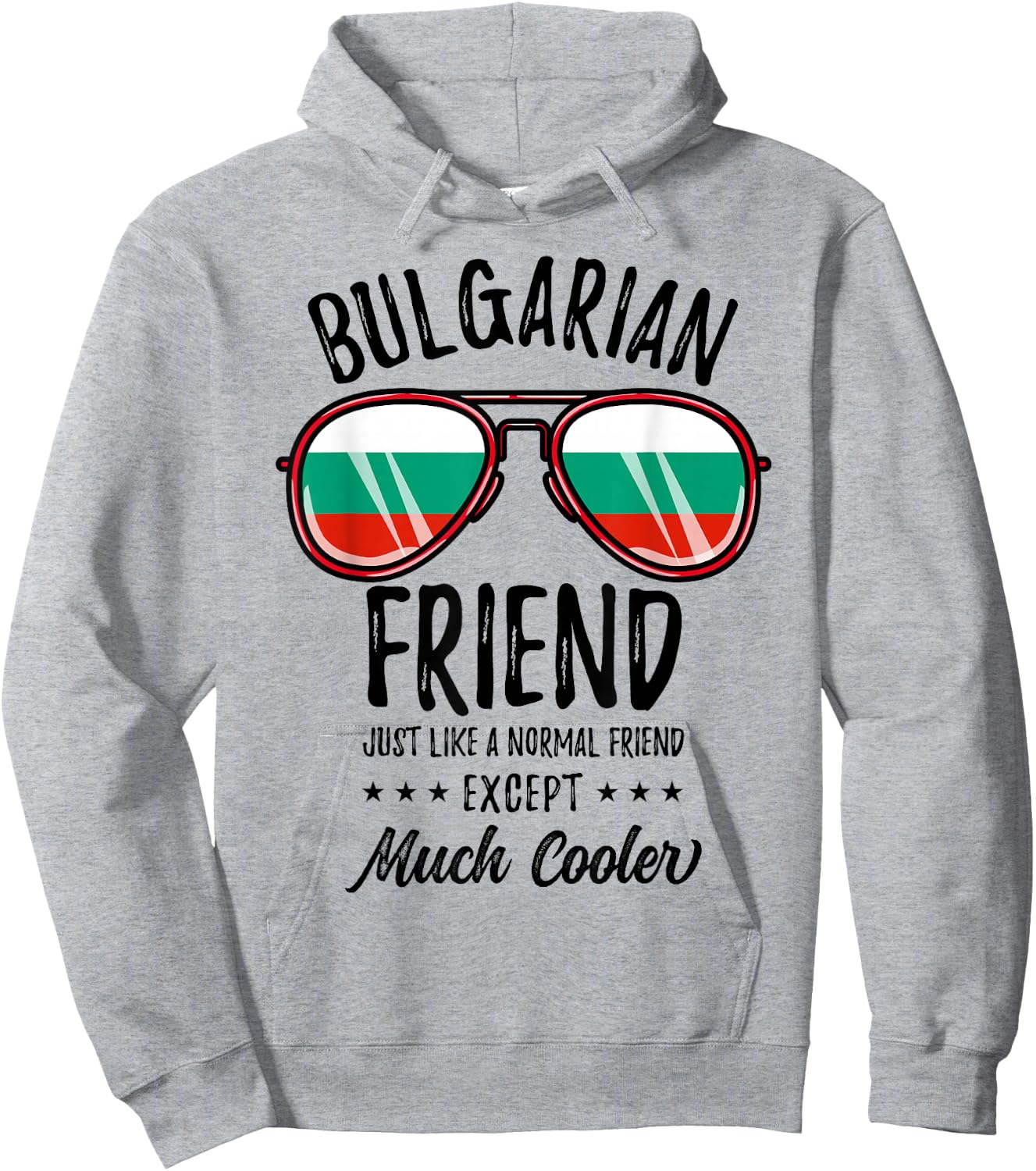 Matching Bulgarian Friend Hoodie - Hoodie | Ash