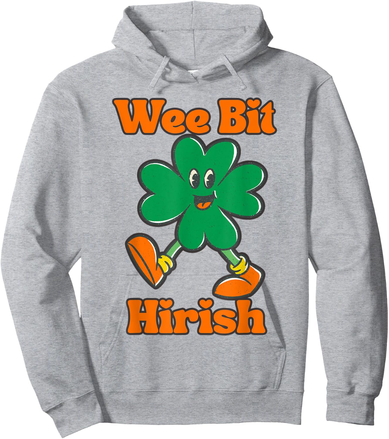 Wee Bit Irish Wee Bit Hirish Funny St Patricks St Pattys Day Hoodie - Hoodie | Ash