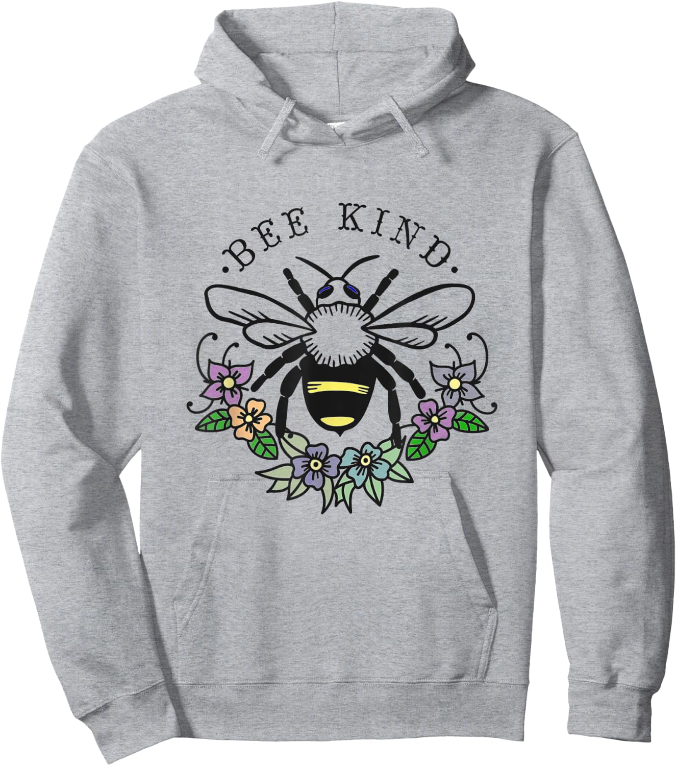 Bee Kind Hoodie - Hoodie | Ash