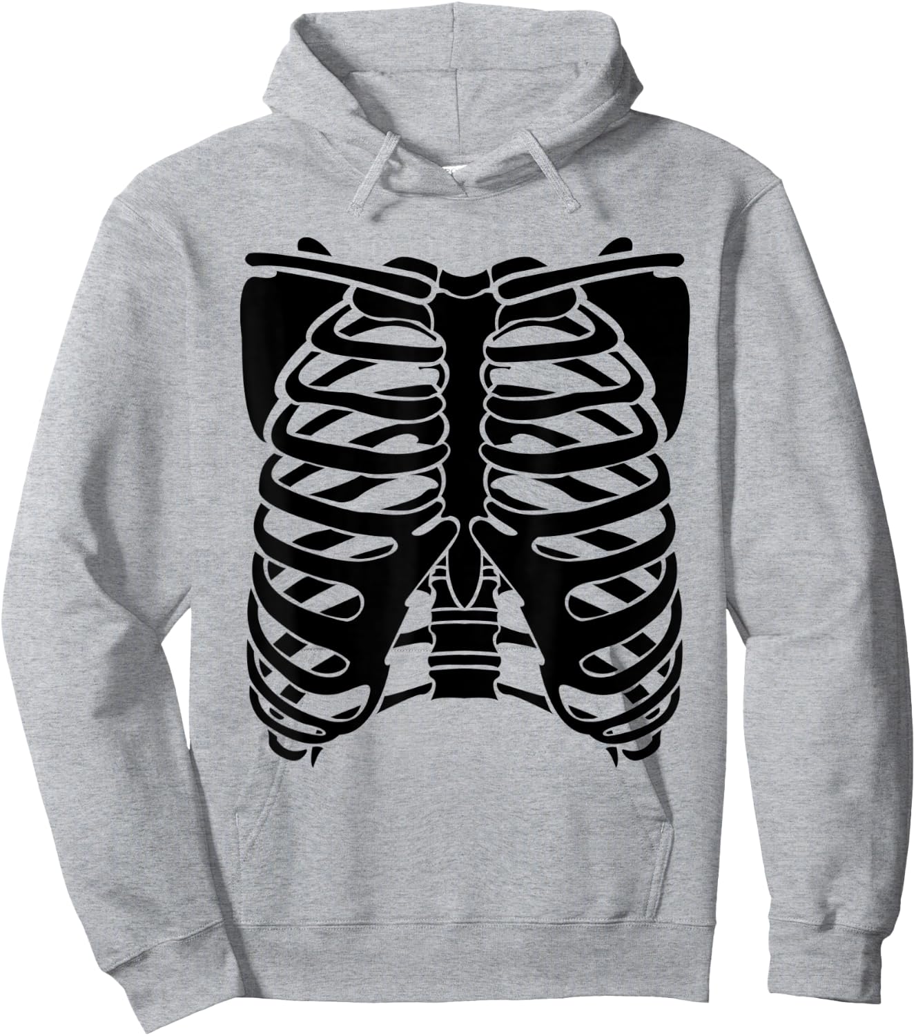 Funny X ray Chest Costume Design Halloween Women Men Hoodie - Hoodie | Ash