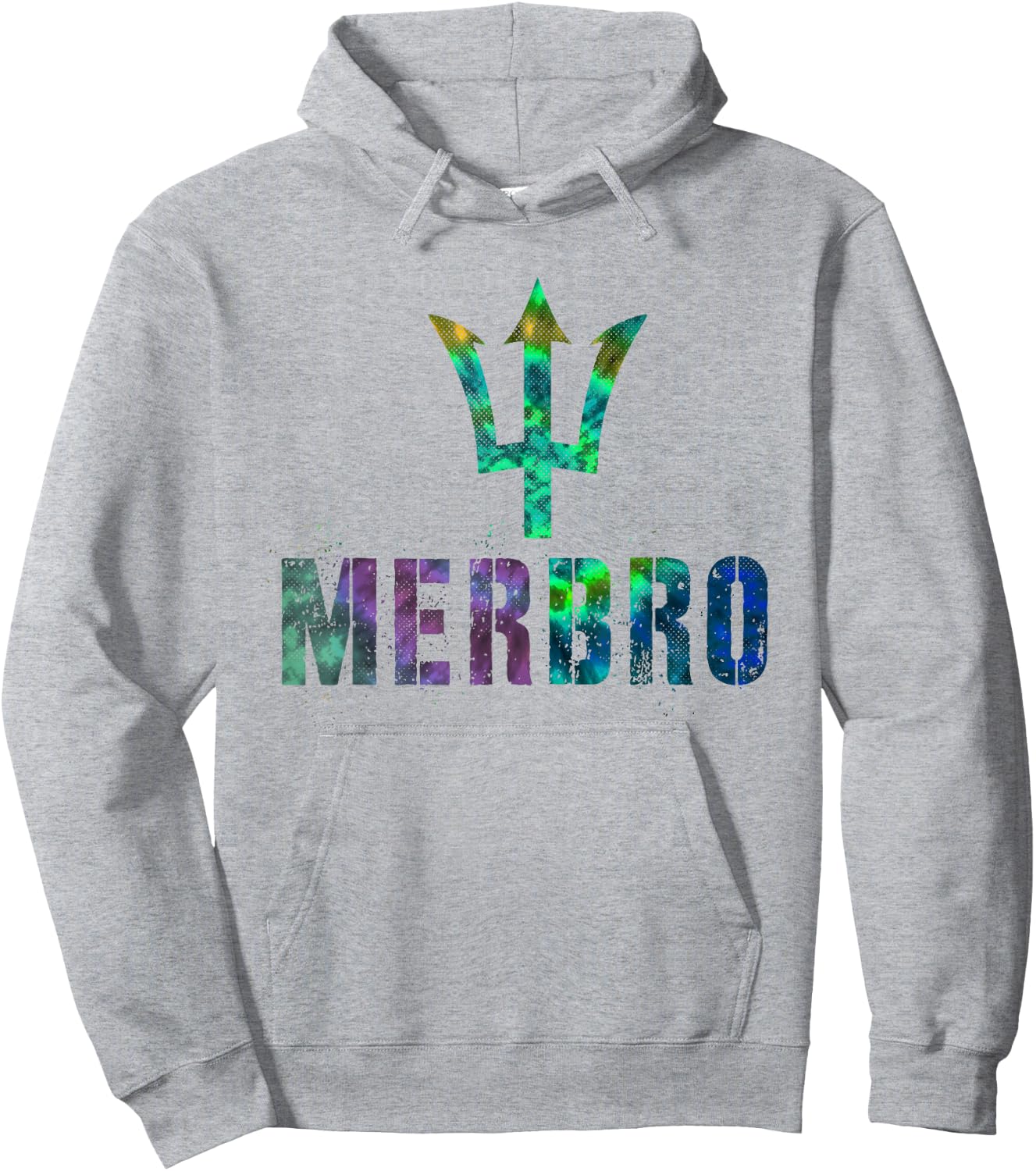 Cool MERBRO Mermaid Bro Cruise Kids Brother Vacation Beach Hoodie - Hoodie | Ash