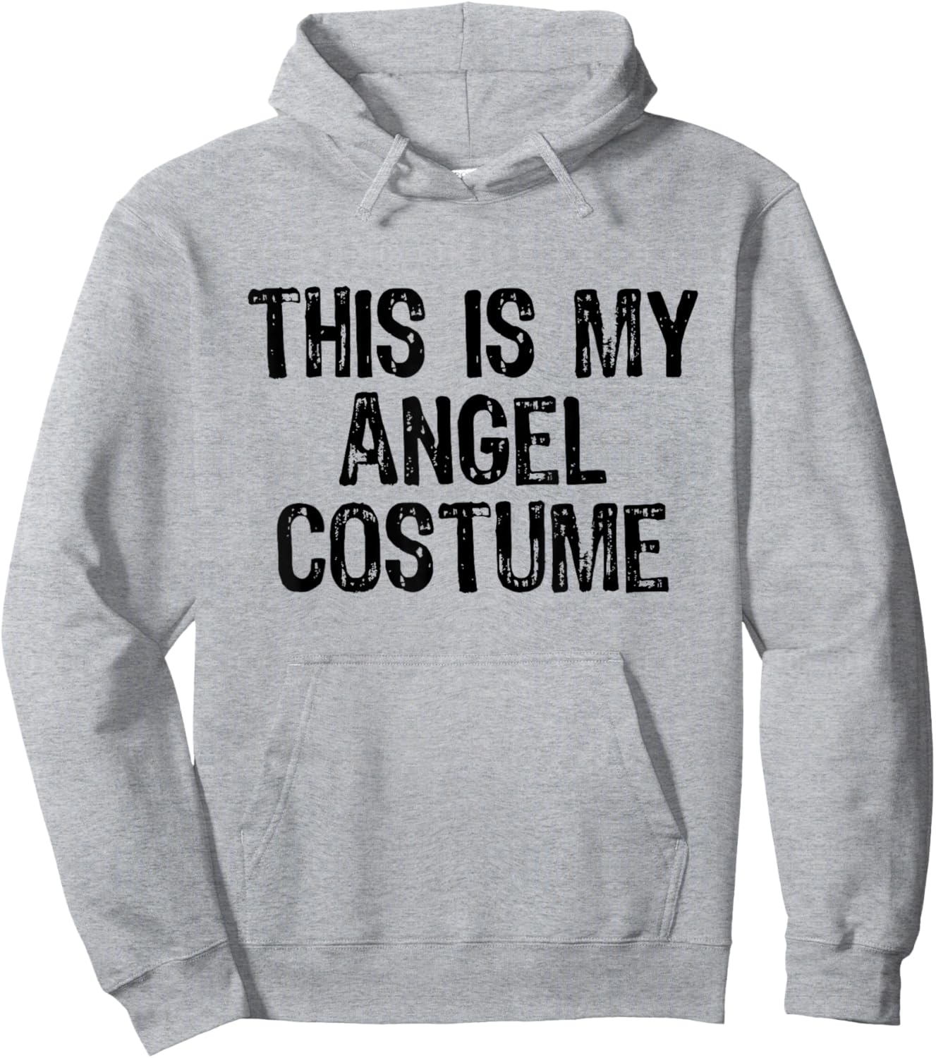 This Is My Angel Halloween Costume Simple Funny Last Minute Hoodie - Hoodie | Ash