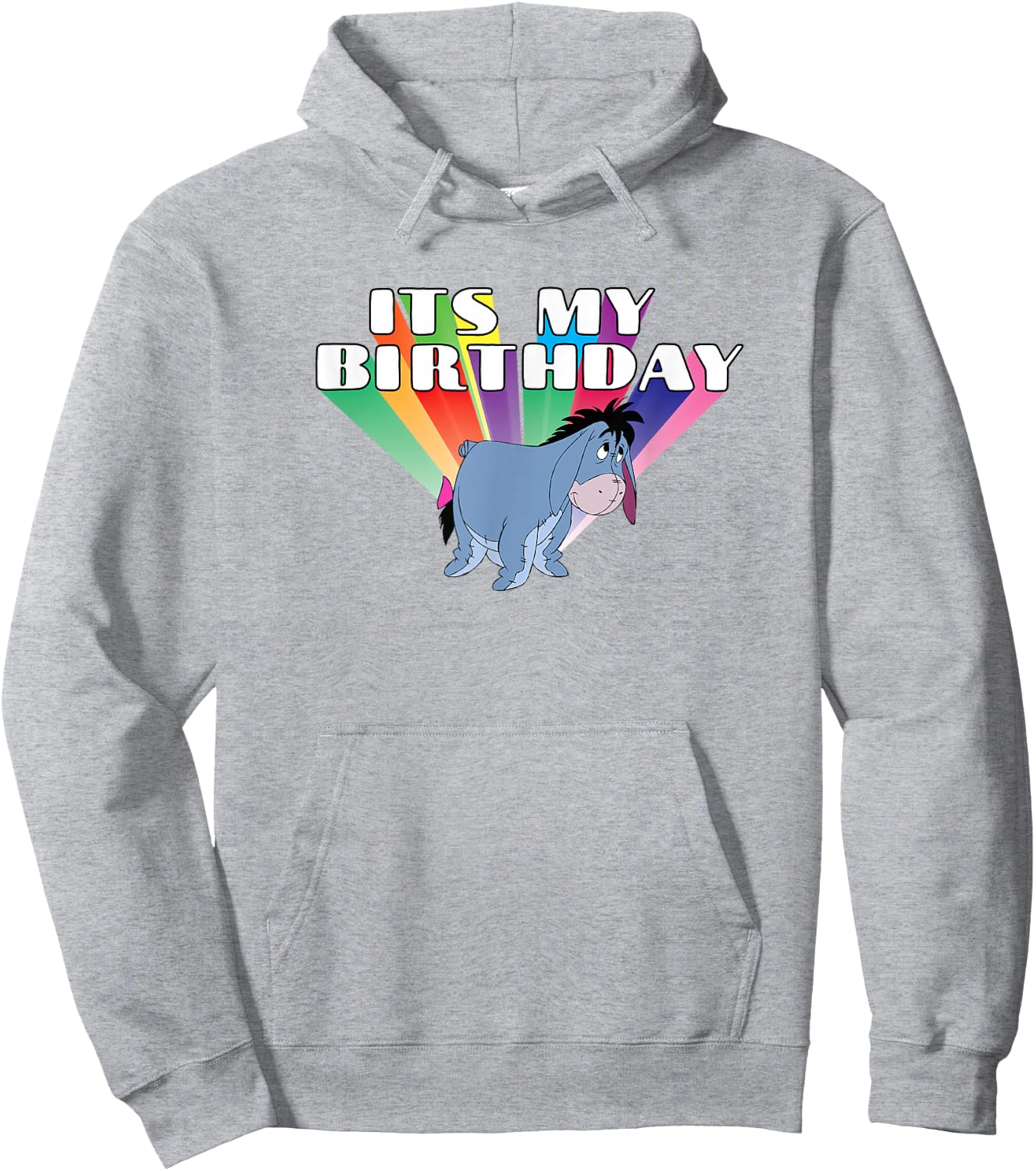 Eeyore - It's My Birthday Hoodie - Hoodie | Ash