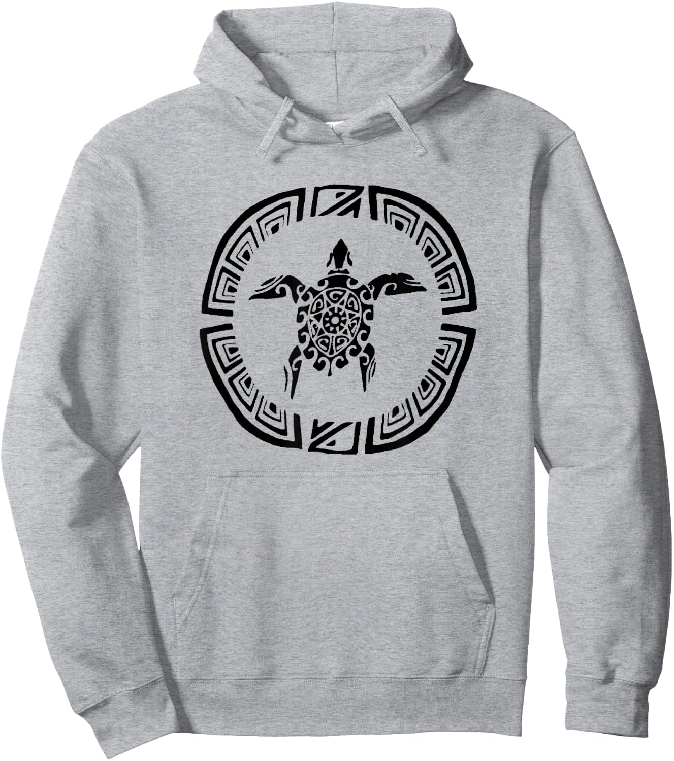 Sea Turtle Vintage Retro Tribal Throwback Vacation Hoodie - Hoodie | Ash