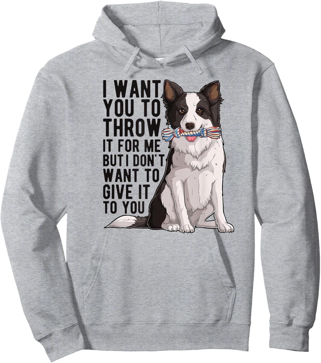 Border Collie Owner Border Collie Lover Border Collie Dad Hoodie - Hoodie | Ash