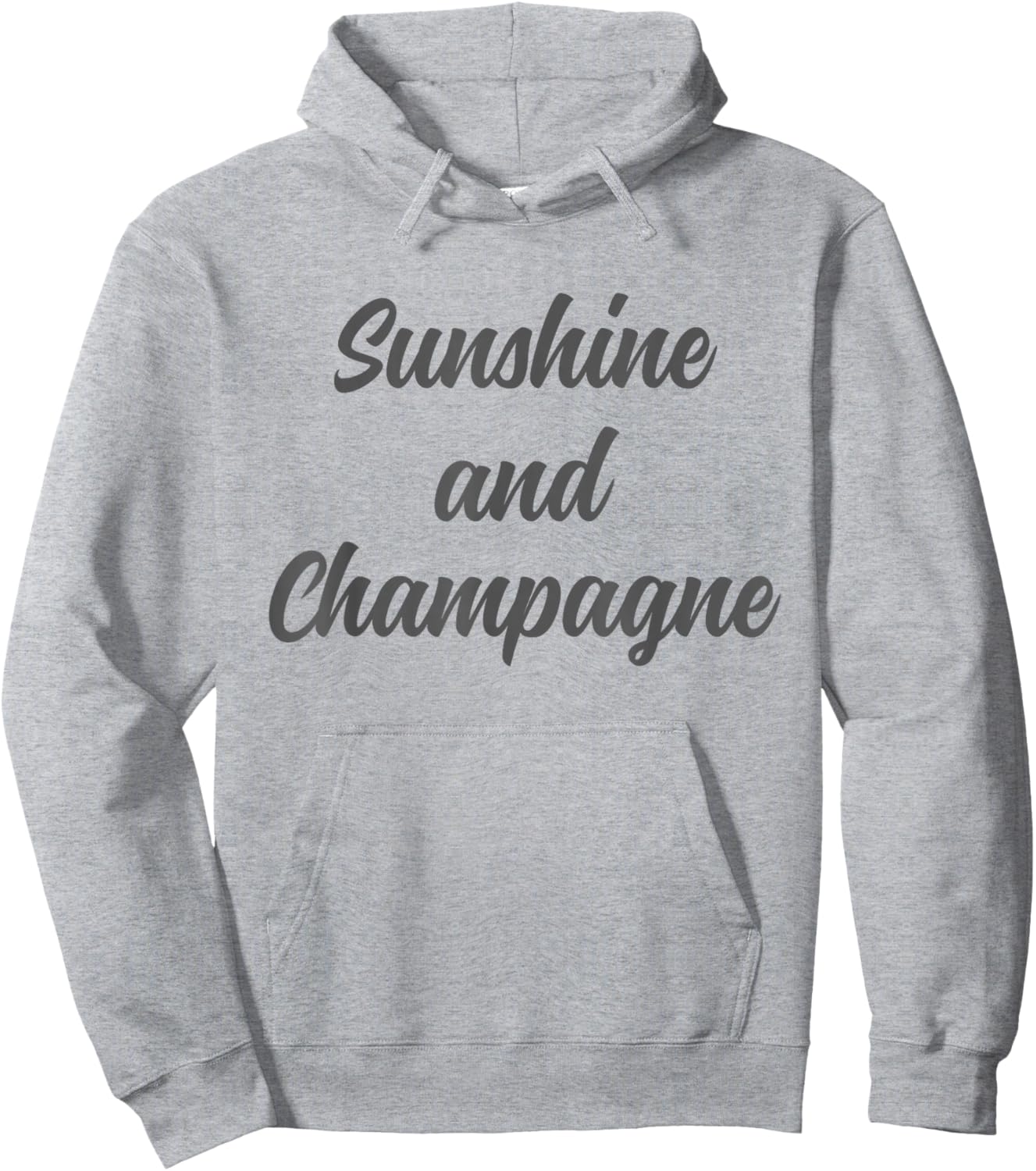 Sunshine And Champagne Funny Wine And Summer Vibes Women Hoodie - Hoodie | Ash
