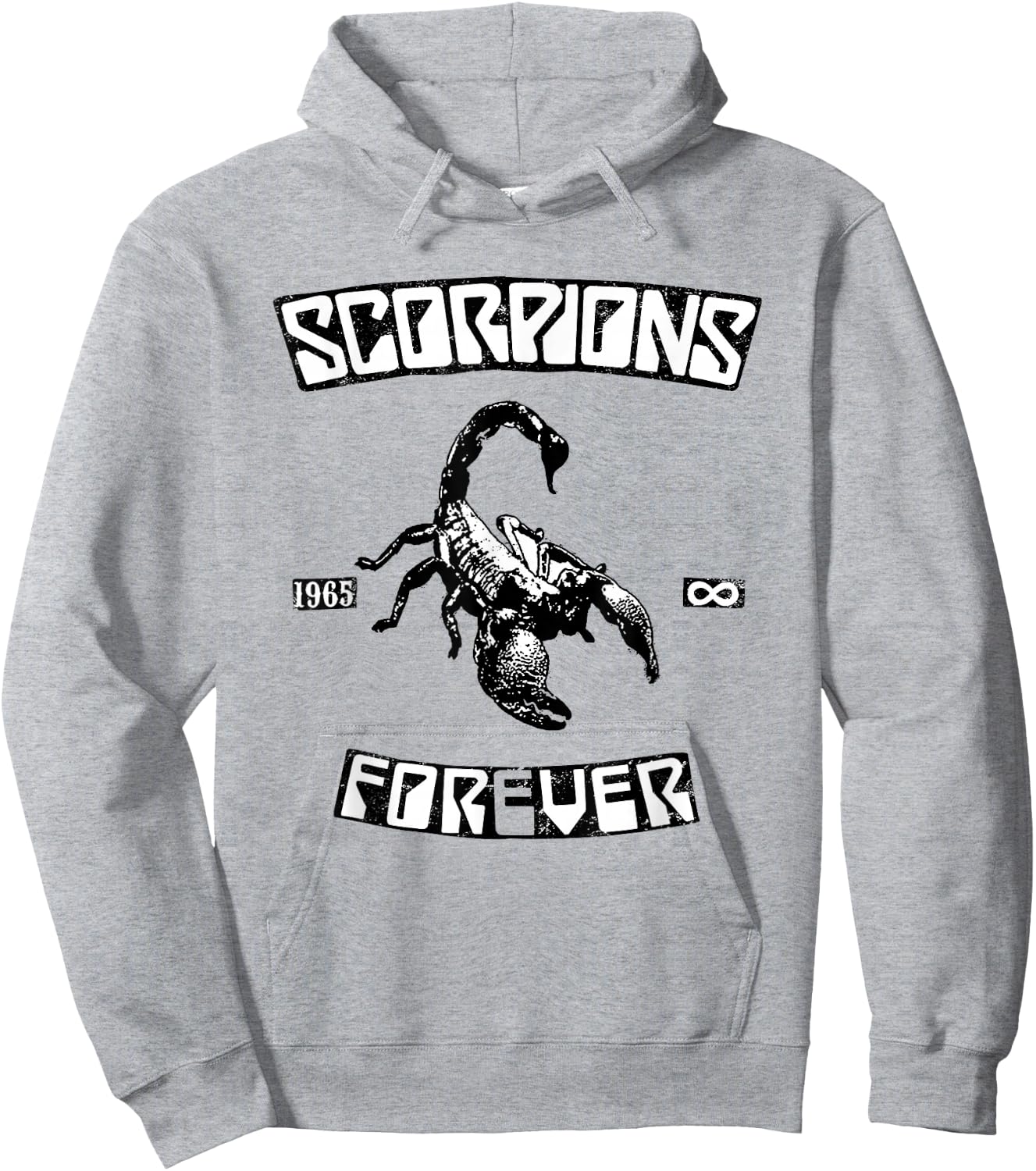 Official Scorpions Forever Since 1965 Hoodie - Hoodie | Ash