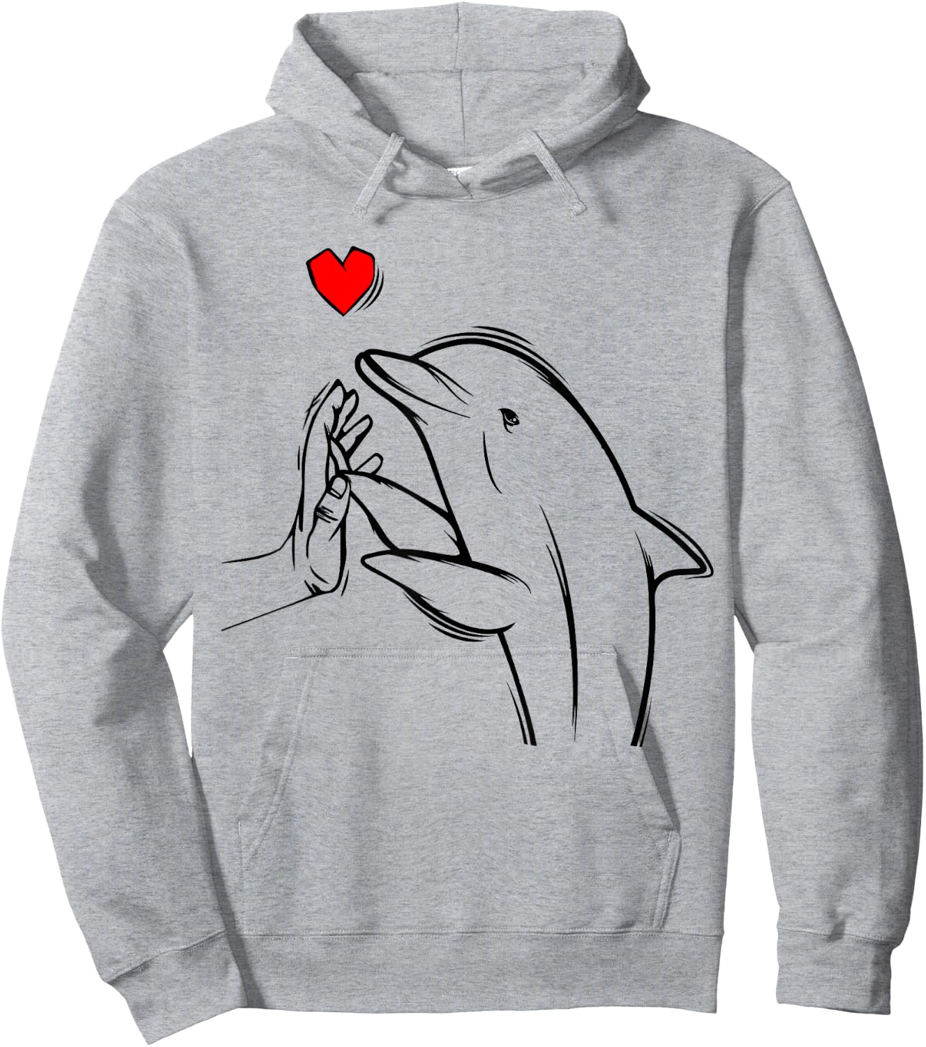 Dolphin Women's/Children's/Girls' Dolphins Hoodie - Hoodie | Ash