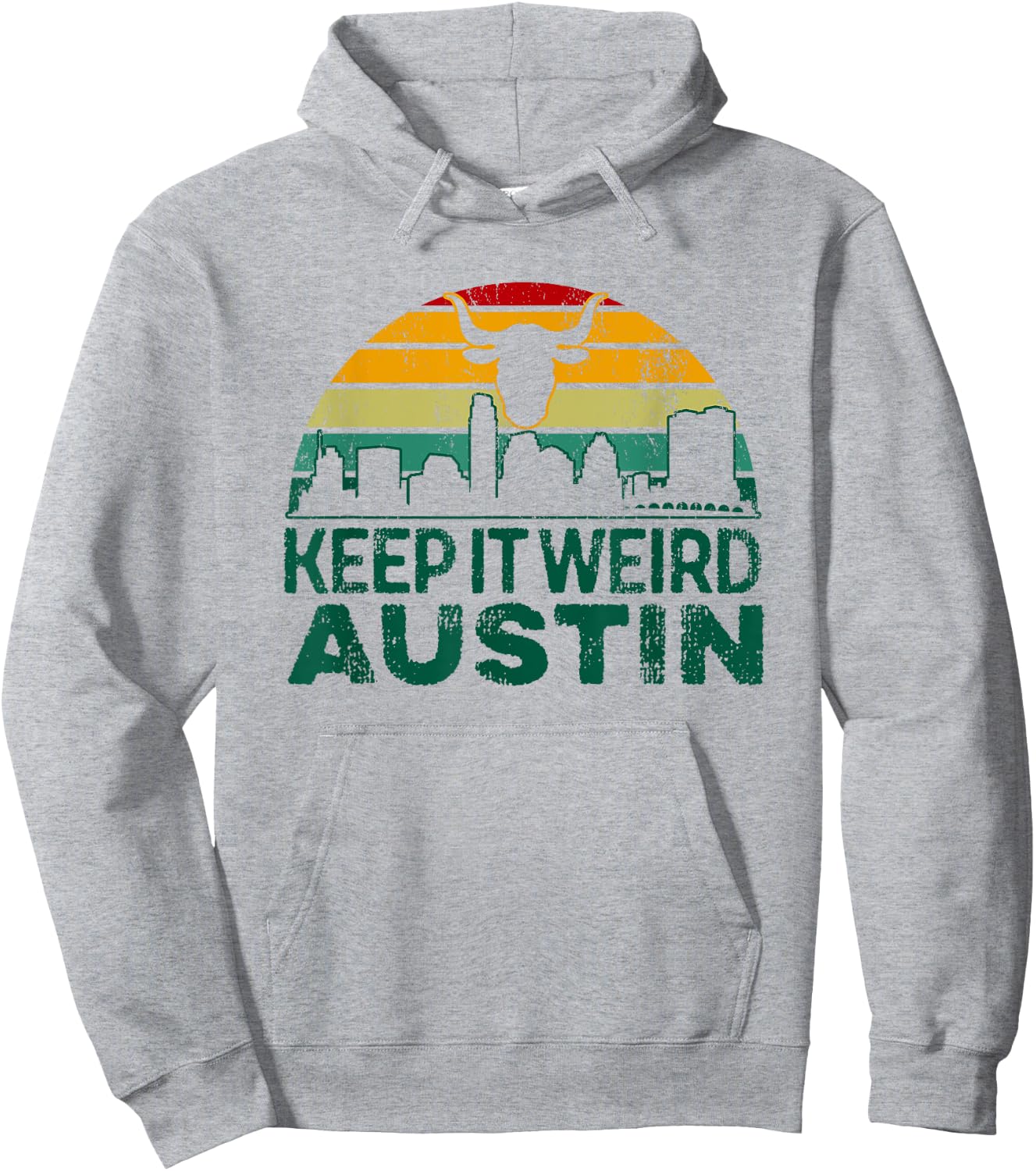 Keep Austin Texas Weird for Austinite Hoodie - Hoodie | Ash