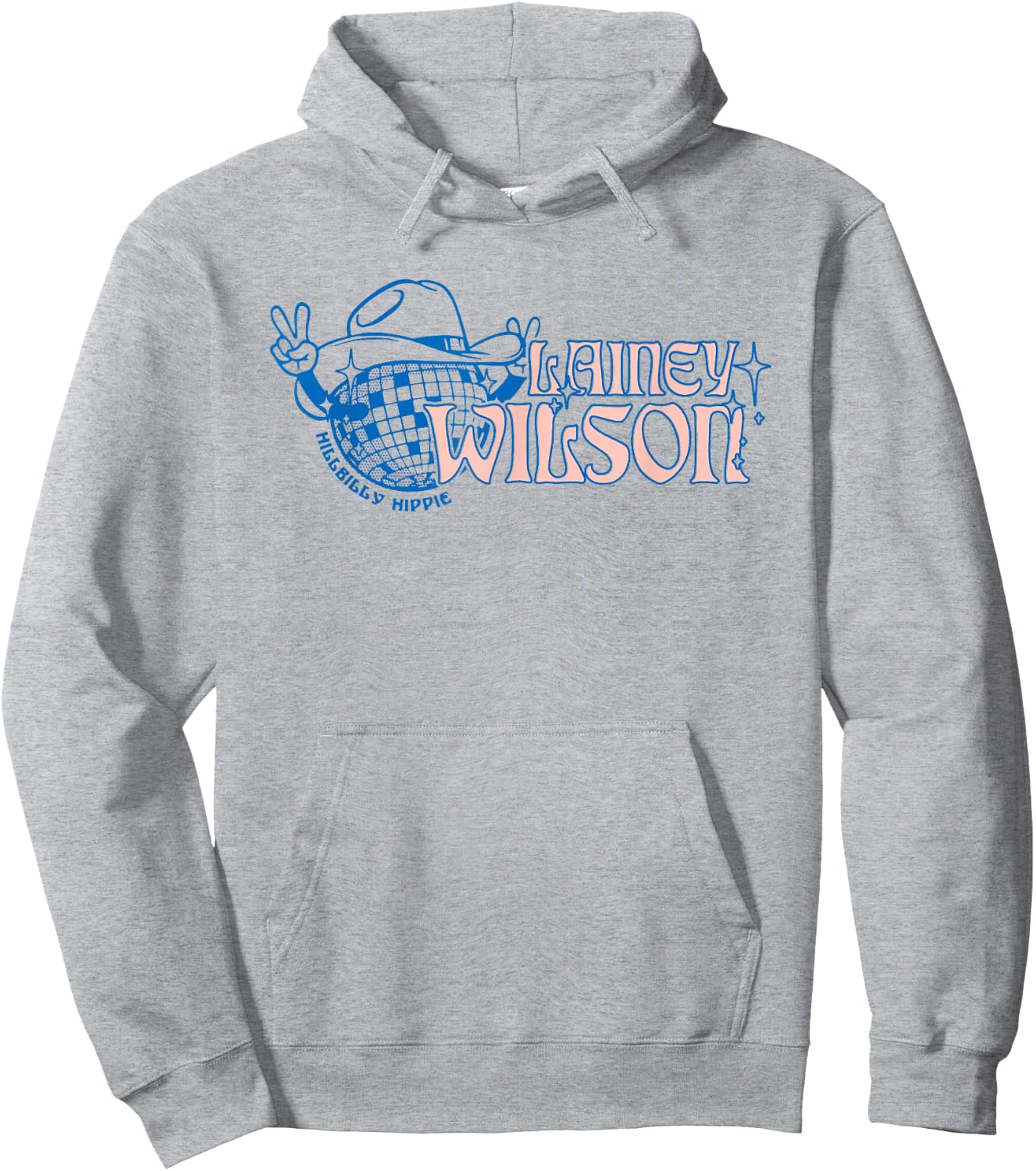 Lainey Wilson - Hillbilly Hippie Hoodie - Hoodie | Ash