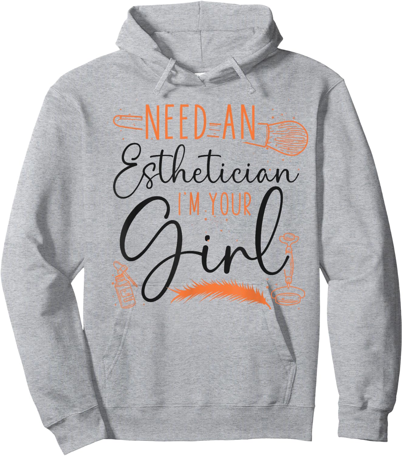Cute Licensed Esthetician Skincare Beautician Need An Hoodie - Hoodie | Ash