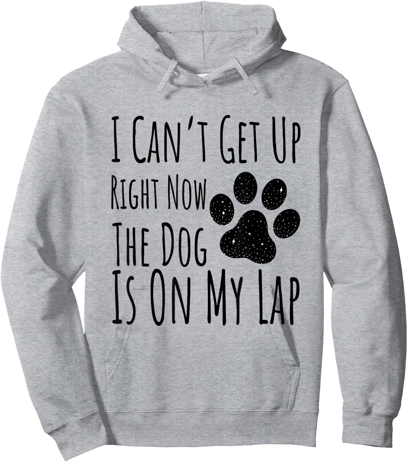 Dog Lover, I Can’t Get Up Right Now The Dog Is On My Lap Hoodie - Hoodie | Ash