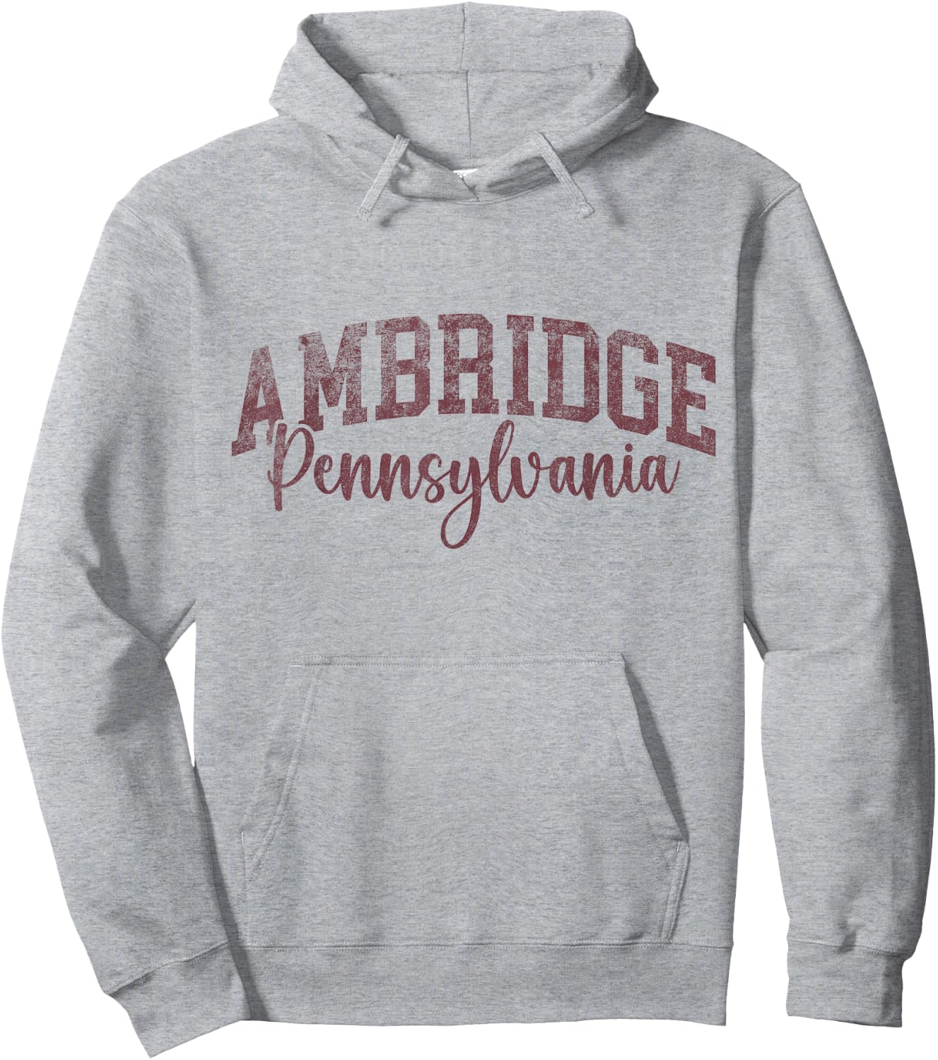 Ambridge Pennsylvania, Bridger Pride 15003 Hoodie - Hoodie | Ash