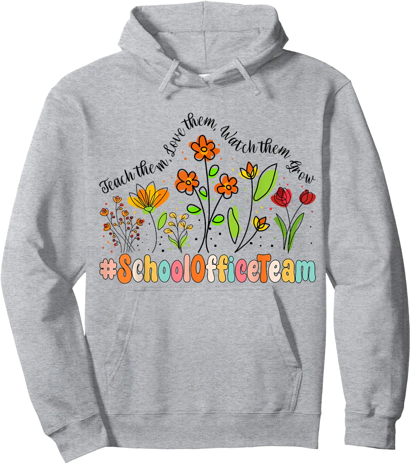 School Office Team Appreciation Week Back to School Hoodie - Hoodie | Ash