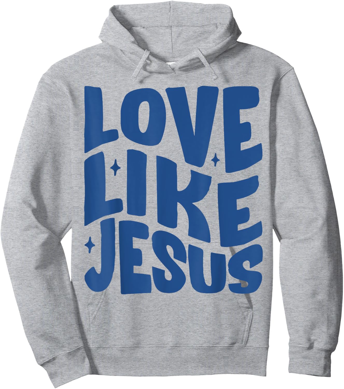 Love Like Jesus Christian Bible Verse Trendy Hoodie - Hoodie | Ash