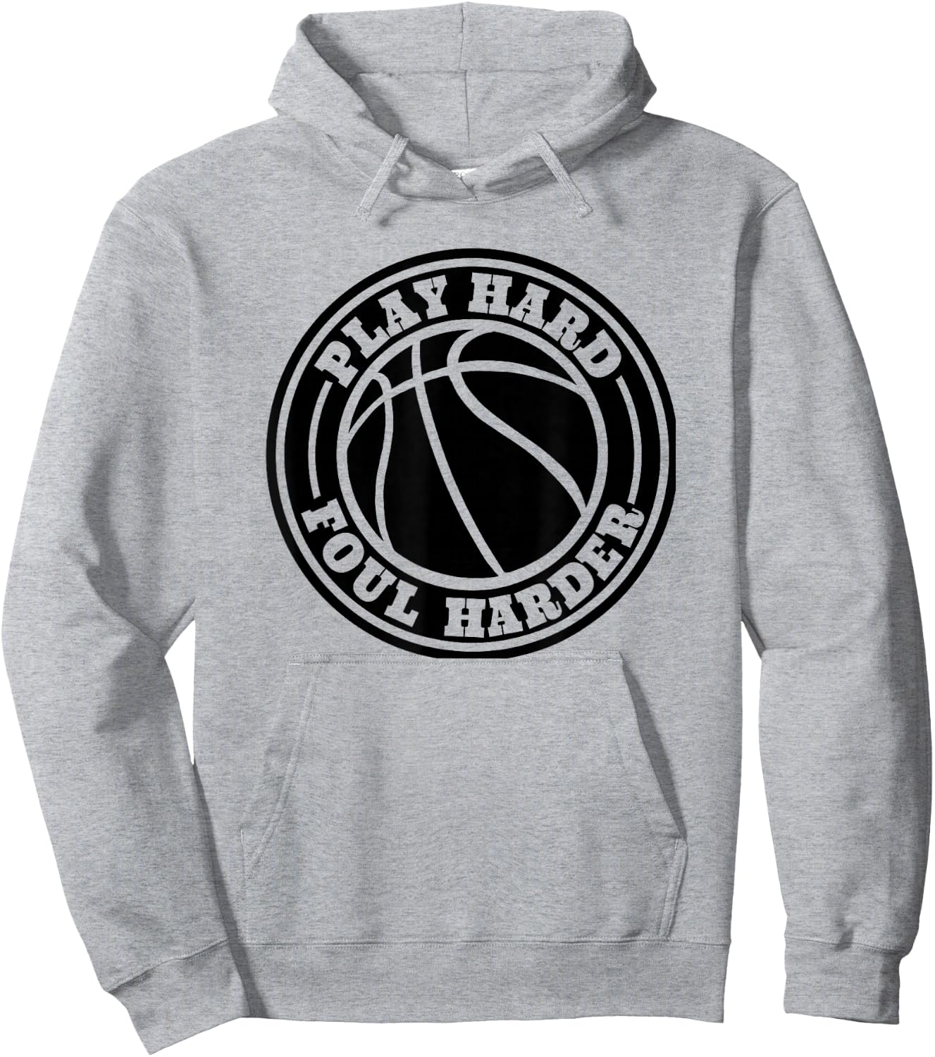 Player Hoops - Bball Streetball Basketball Fouls Hoodie - Hoodie | Ash