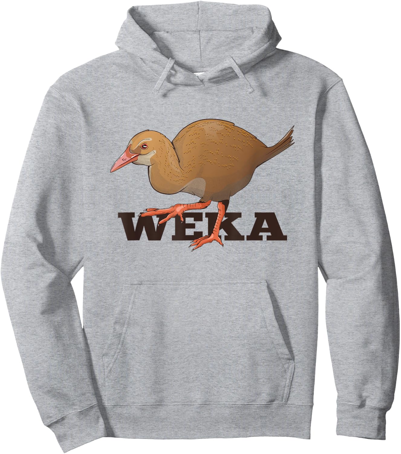 Weka New Zealand Bird Hoodie - Hoodie | Ash