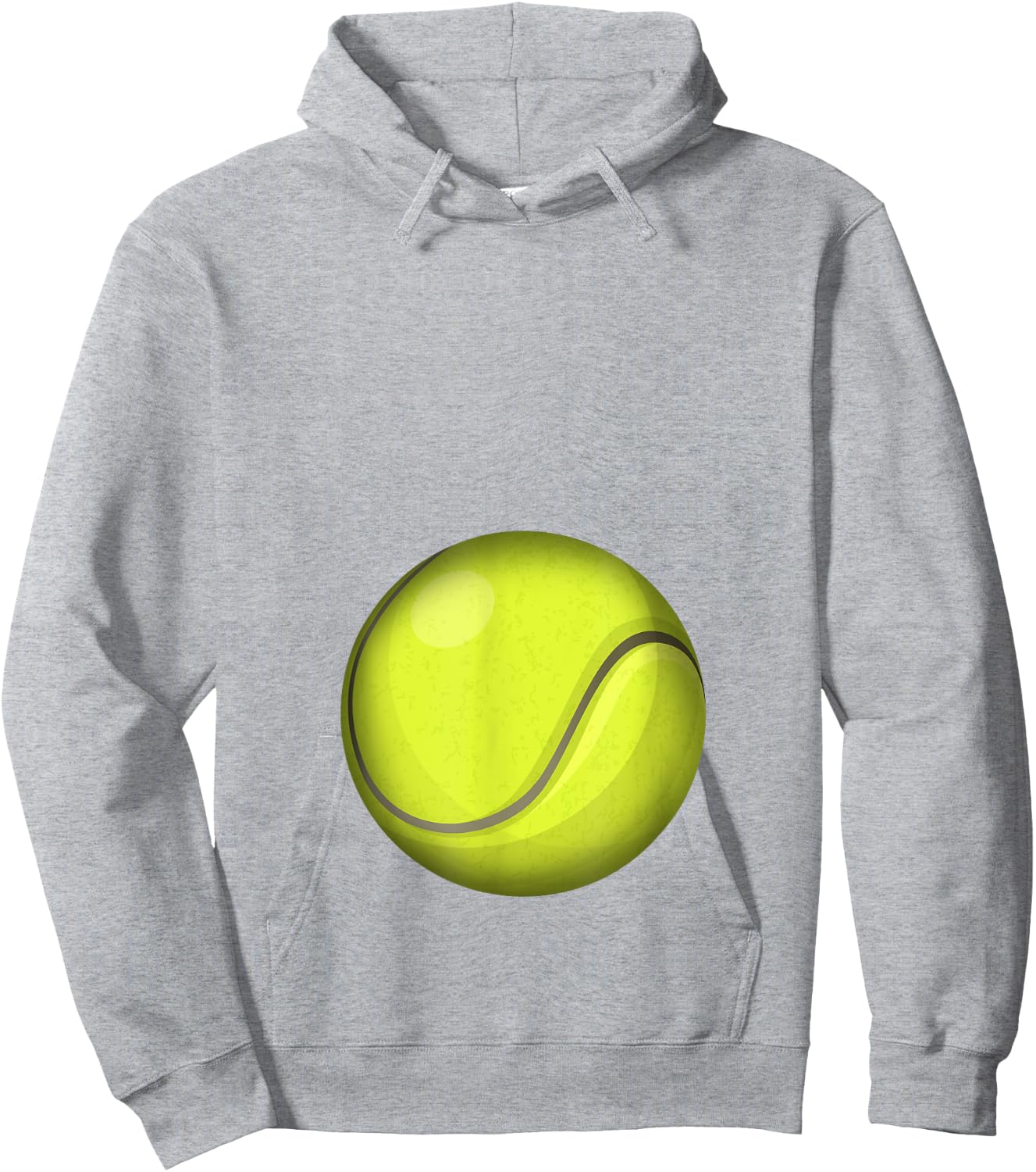 Funny Tennis Player Belly Pregnant Mama Hoodie - Hoodie | Ash