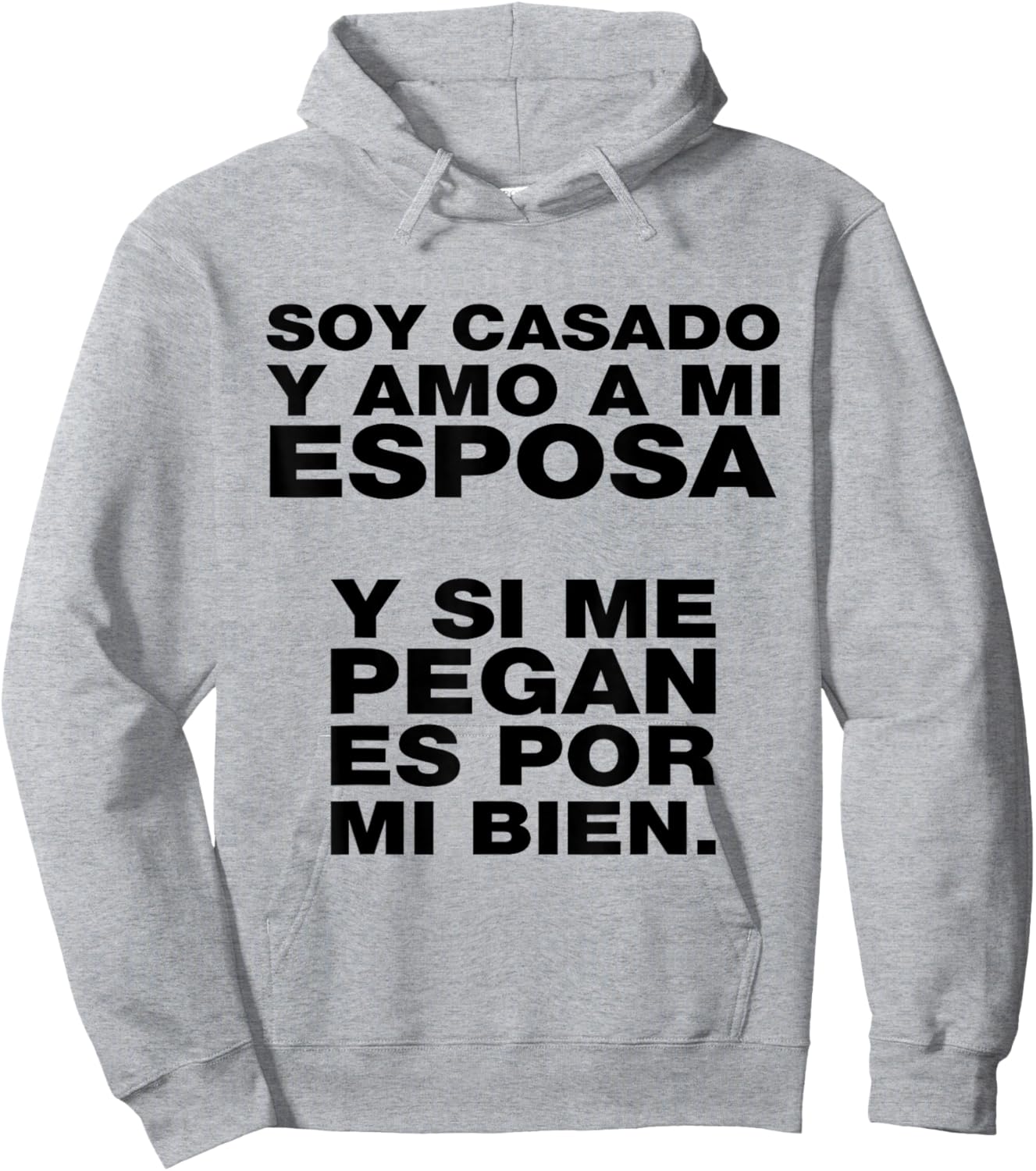 Casado y Mandilón Latino Dad Humor Rookie Husband Latinx Hoodie - Hoodie | Ash