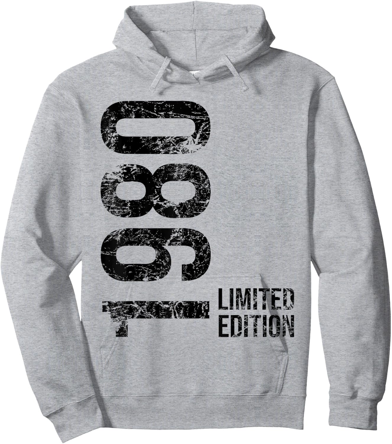 45th Birthday 45 Years Old Man Woman Vintage 1980 Hoodie - Hoodie | Ash