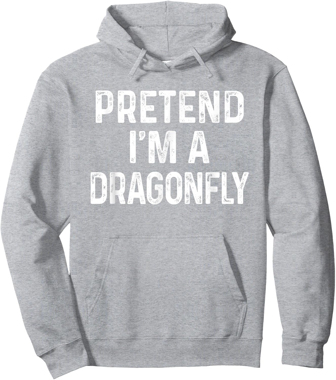 Pretend I'm A Dragonfly Last Minute Funny Halloween Costume Hoodie - Hoodie | Ash
