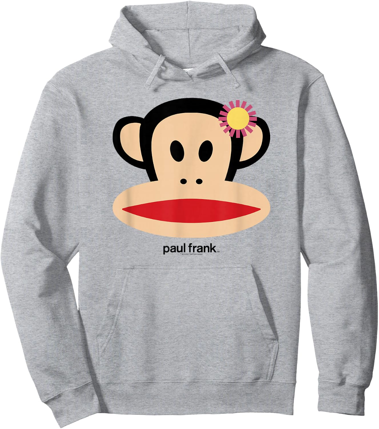 Paul Frank Spring Time Julius Flower Decor Face Portrait Hoodie - Hoodie | Ash