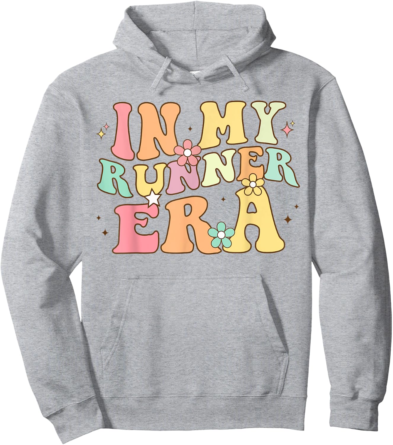 In My Runner Era Funny marathon Running track and field Hoodie - Hoodie | Ash