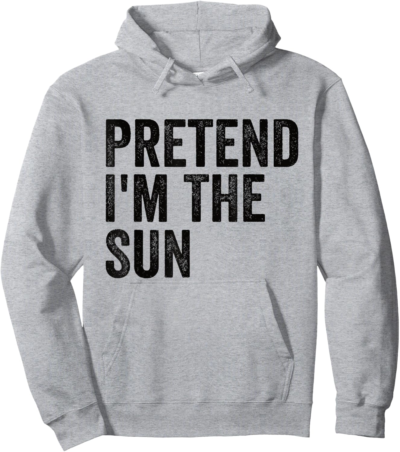 Pretend I'm The Sun Easy Lazy Halloween Costume Hoodie - Hoodie | Ash