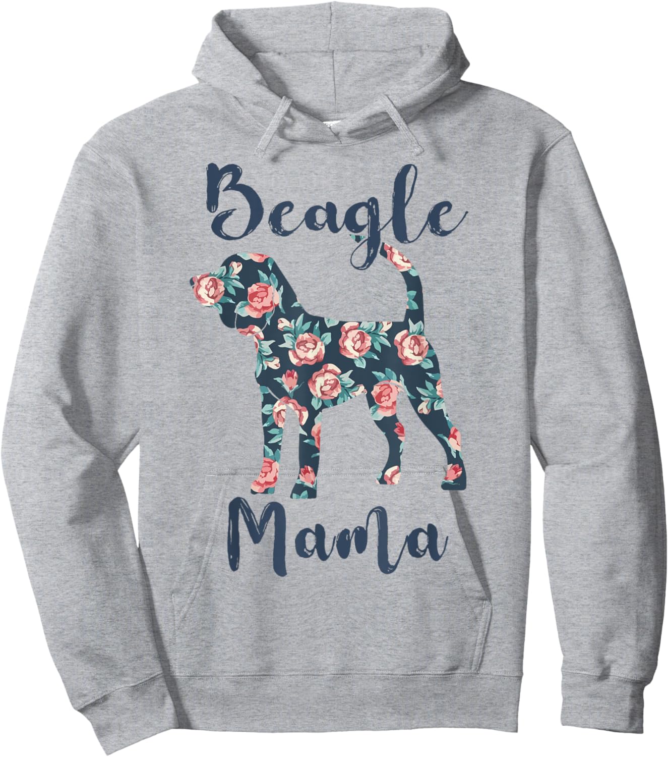 Beagle Mama Shirt Dog Mom Mothers Day Lover Gift Hoodie - Hoodie | Ash