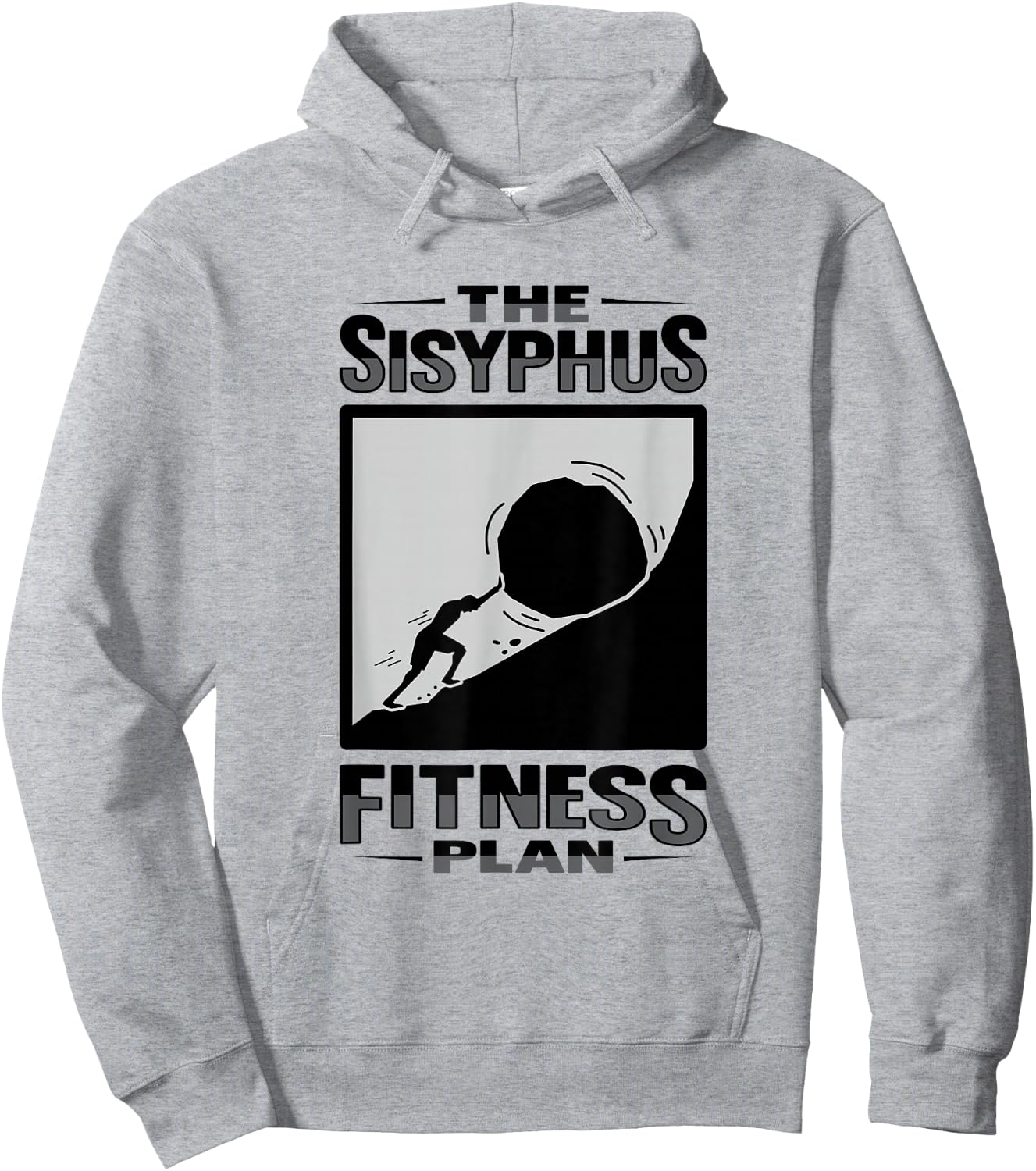 Sisyphos Philosophy Design for a Philosophy Student Hoodie - Hoodie | Ash