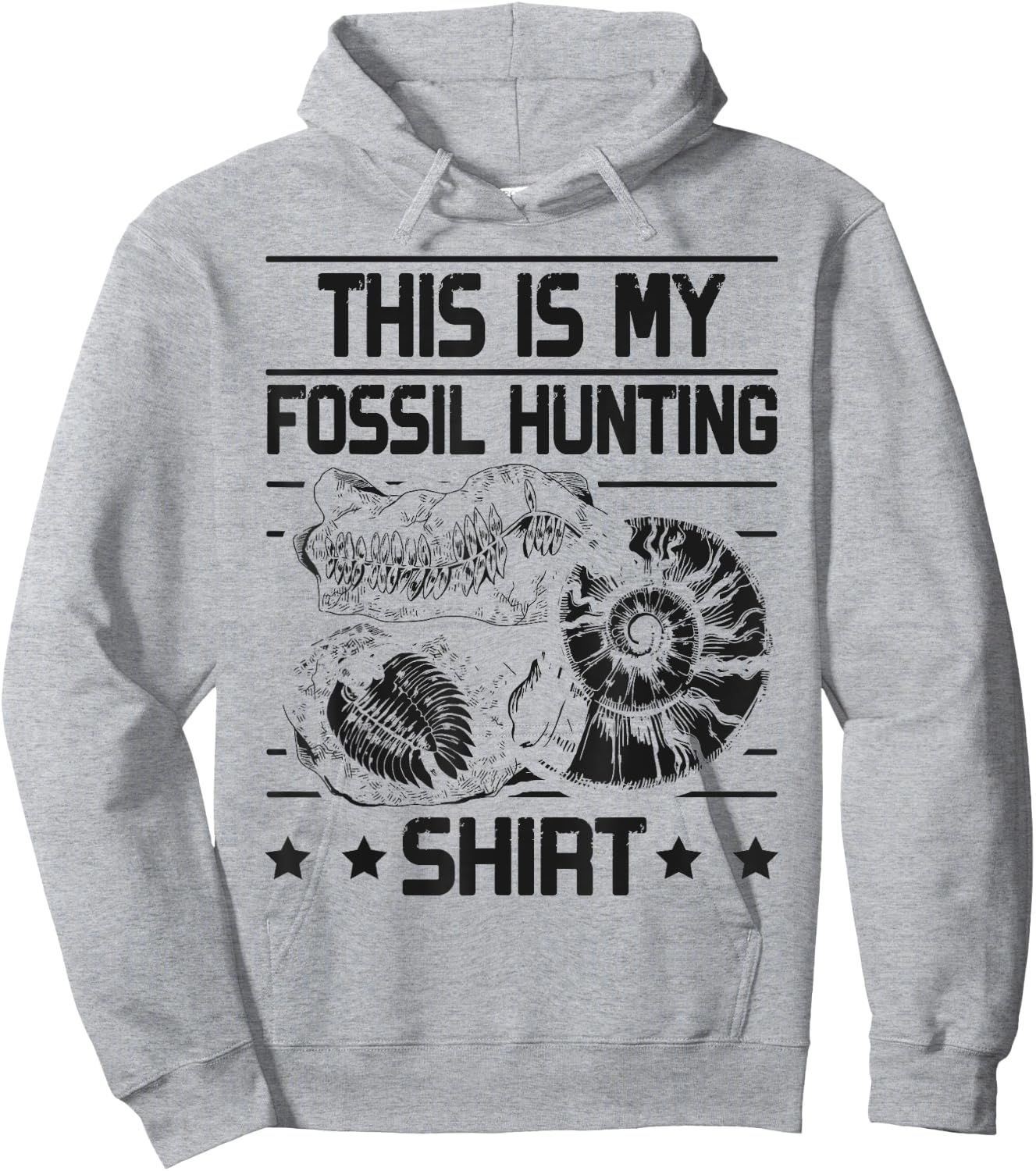 This Is My Fossil Hunting Hoodie - Hoodie | Ash
