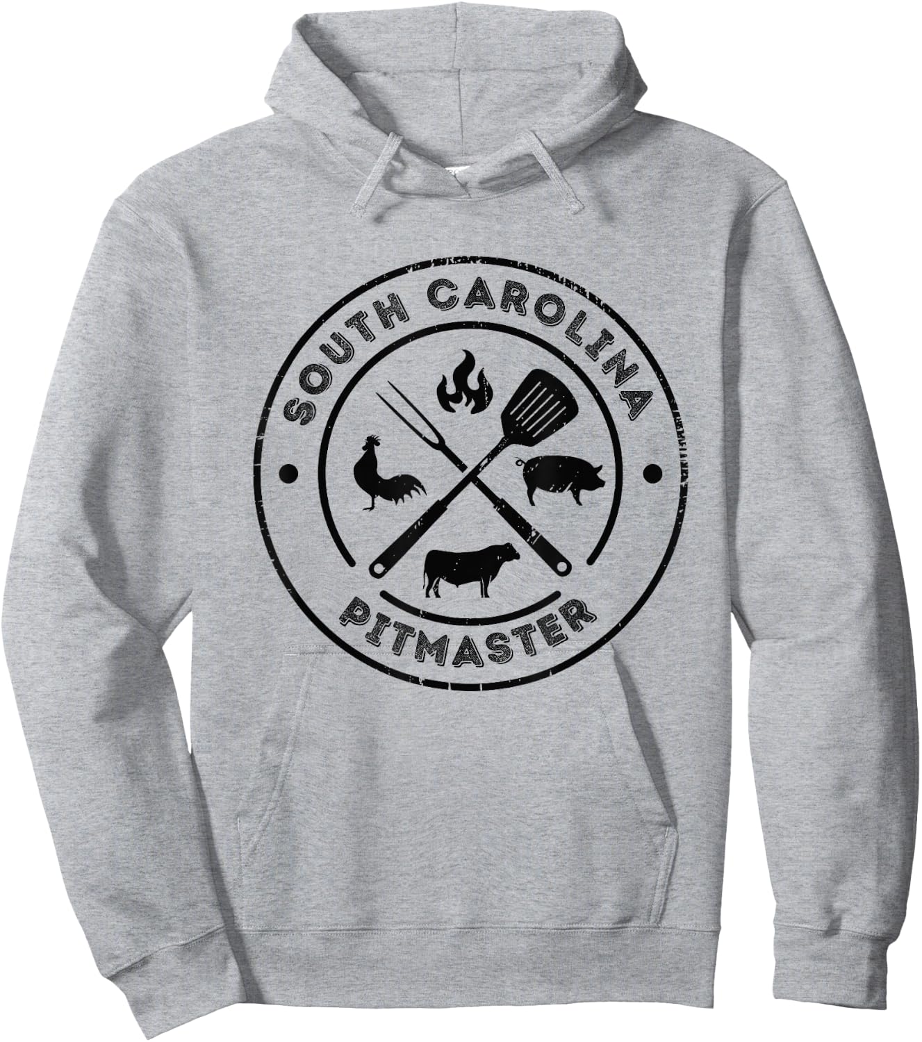 SOUTH CAROLINA Pitmaster BBQ Smoker Grilling Barbeque Master Hoodie - Hoodie | Ash