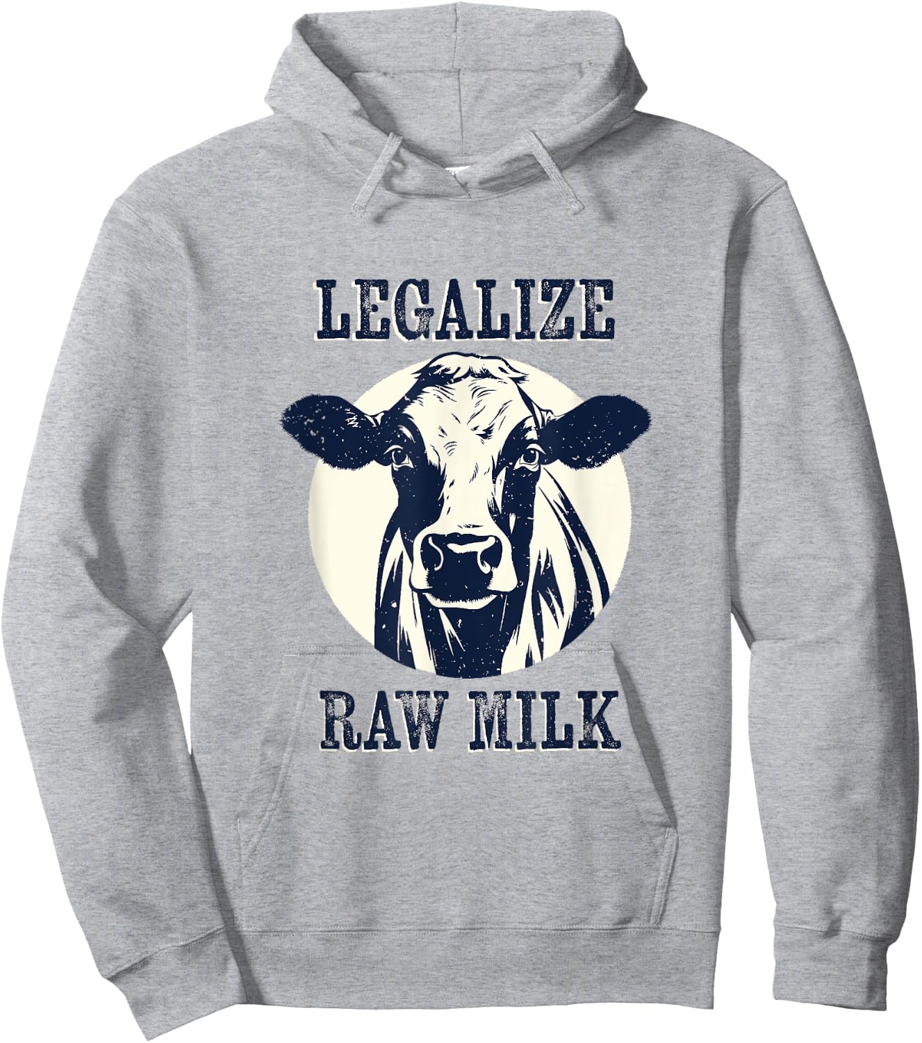 Legalize Raw Milk - Raw Milk Organic Homestead Free Range Hoodie - Hoodie | Ash