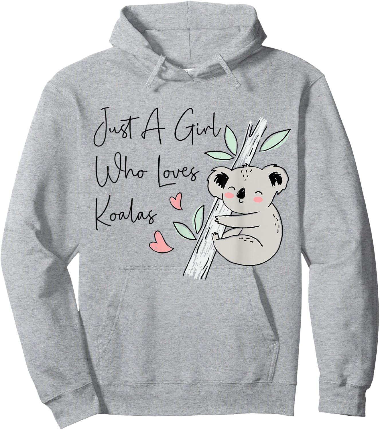 Just A Girl Who Loves Koala Cute Koala Bear Hoodie - Hoodie | Ash